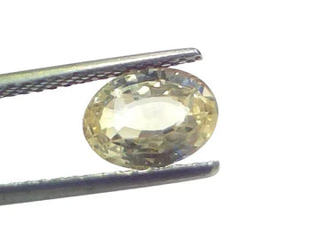 2.02 Ct GII Certified Unheated Untreated Natural Ceylon Yellow Sapphire - Venus Gems