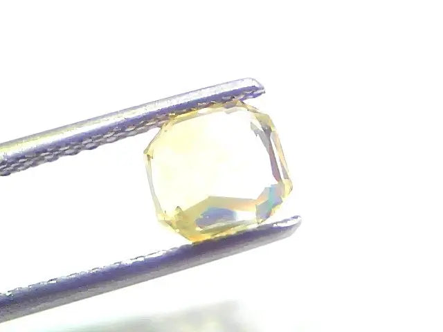 2.02 Ct GII Certified Unheated Untreated Natural Ceylon Yellow Sapphire AA