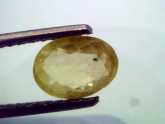 2.03 Ct Unheated Untreated Natural Ceylon Yellow Sapphire Pukhraj