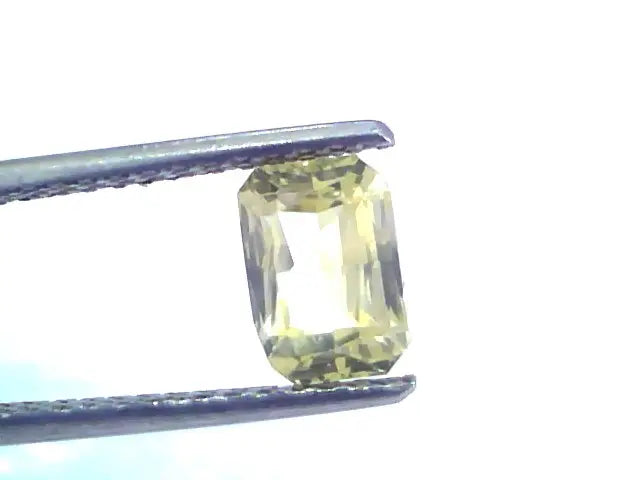 2.03 Ct Unheated Untreated Natural Ceylon Yellow Sapphire Pukhraj