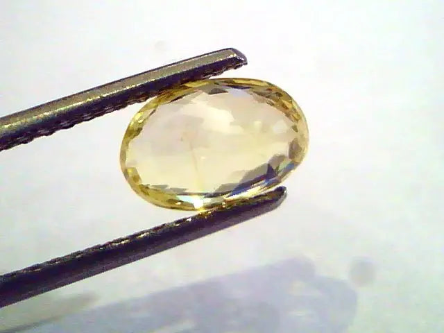 2.05 Ct Unheated Untreated Natural Ceylon Yellow Sapphire AAA