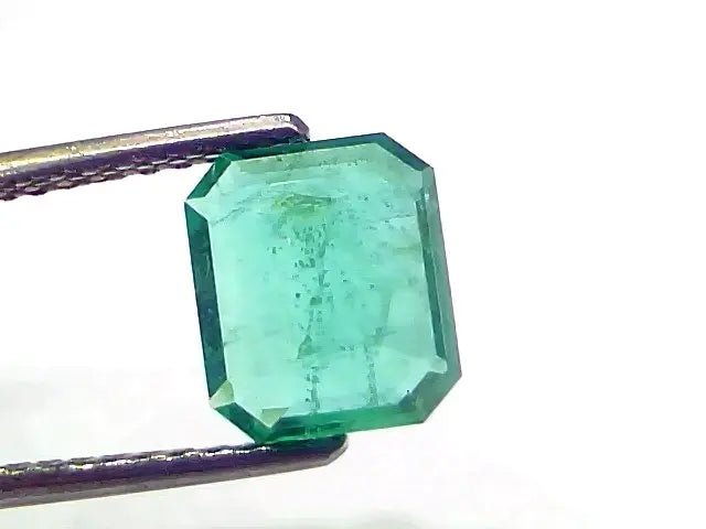 2.04 Ct IGI Certified Untreated Natural Zambian Emerald Gemstone AAA