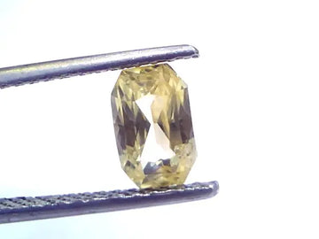 2.05 Ct Unheated Untreated Natural Ceylon Yellow Sapphire Gems