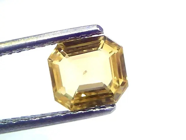 2.04 Ct GII Certified Unheated Untreated Natural Ceylon Yellow Sapphire AAA