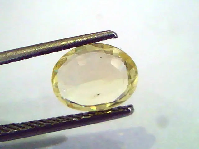 2.01 Ct Unheated Untreated Natural Ceylon Yellow Sapphire Pukhraj
