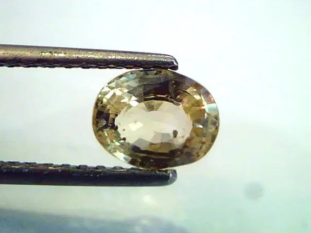 2.04 Ct Unheated Untreted Natural Ceylon Yellow Sapphire/Pukhraj
