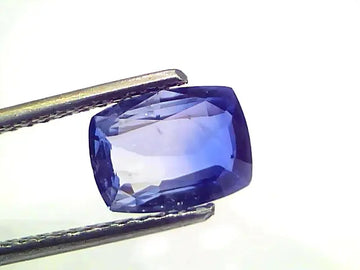 2.09 Ct Certified Unheated Untreated Natural Ceylon Blue Sapphire