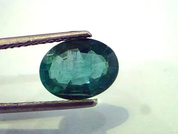 2.02 Ct Unheated Untreated Natural Premium Grade Zambian Emerald