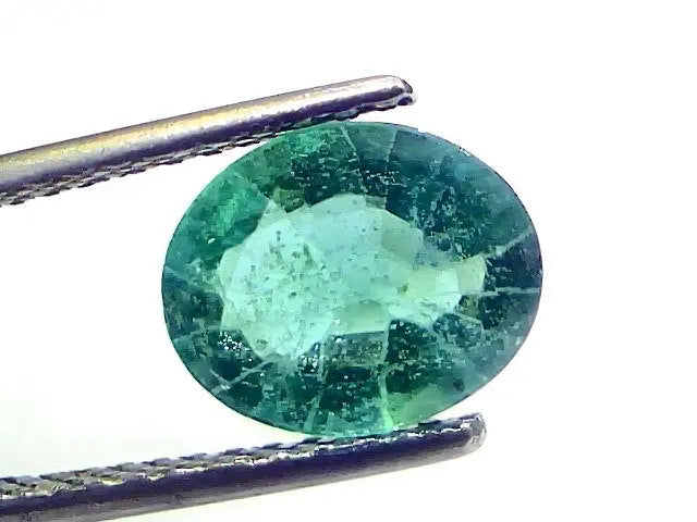 2.12 Ct Certified Untreated Natural Zambian Emerald Gemstones