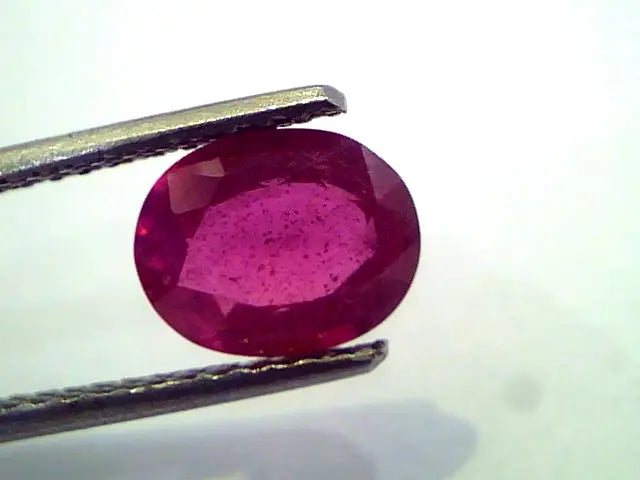 2.12 Ct Natural Ruby Gemstone Manek Gem for Sun (Heated)