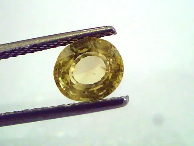 2.05 Ct 3.4 ratti Unheated Untreated Natural Ceylon Yellow Sapphire