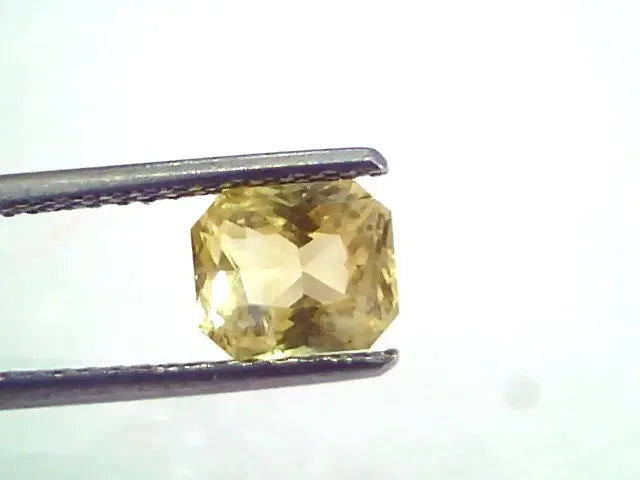 2.05 Ct Unheated Untreated Natural Ceylon Yellow Sapphire Pukhraj