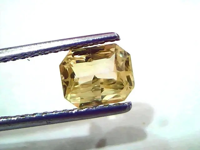 2.05 Ct IGI Certified Unheated Untreated Natural Ceylon Yellow Sapphire