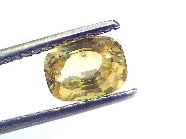 2.05 Ct GII Certified Unheated Untreated Natural Ceylon Yellow Sapphire