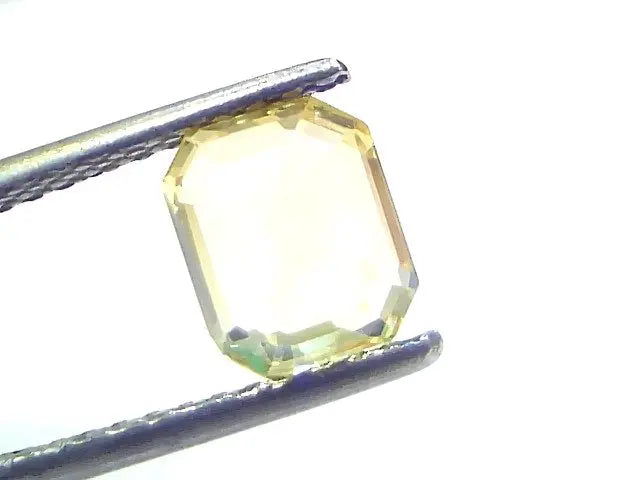 2.05 Ct GII Certified Unheated Untreated Natural Ceylon Yellow Sapphire AAA