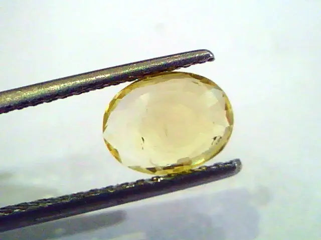 2.03 Ct Unheated Untreated Natural Ceylon Yellow Sapphire Pukhraj