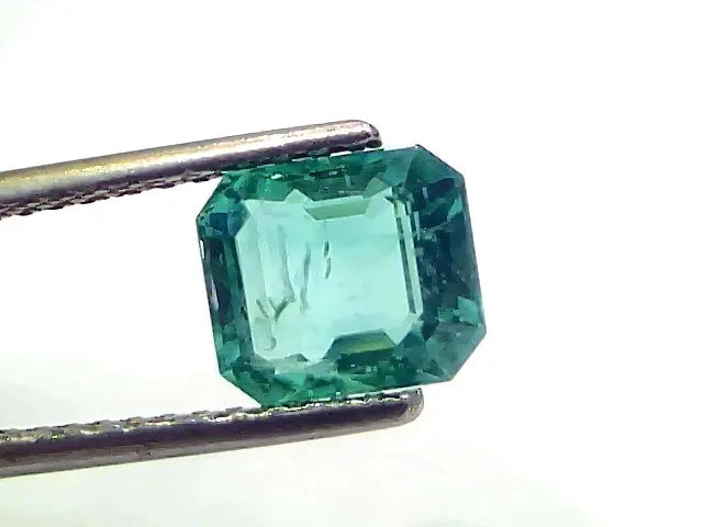 2.06 Ct IGI Certified Untreated Natural Zambian Emerald Gemstone AAA