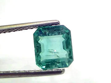 2.06 Ct IGI Certified Untreated Natural Zambian Emerald Gemstone AAA
