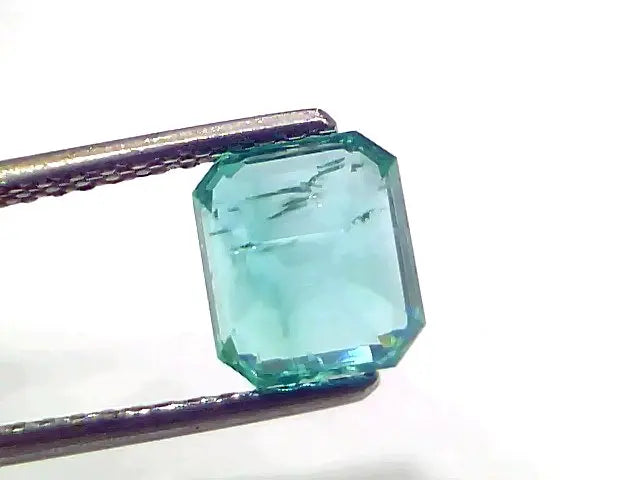 2.06 Ct IGI Certified Untreated Natural Zambian Emerald Gemstone AAA