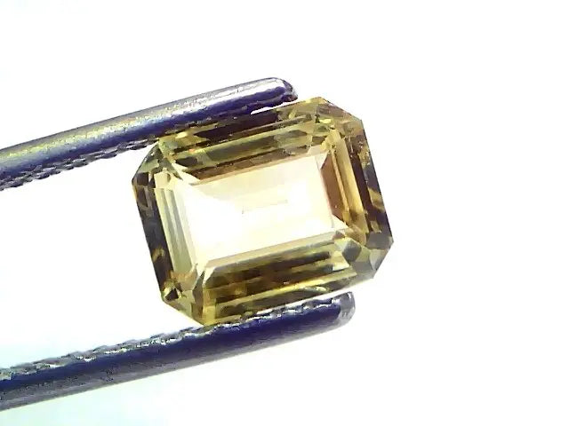 2.06 Ct GII Certified Unheated Untreated Natural Ceylon Yellow Sapphire AAA