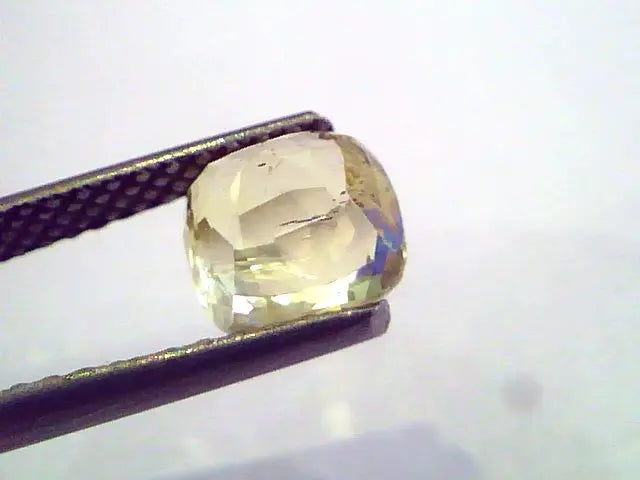 2.06 Ct 3.4 ratti Unheated Untreated Natural Ceylon Yellow Pukhraj