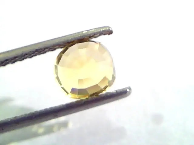 2.08 Ct Unheated Untreated Natural Ceylon Yellow Sapphire/Pukhraj