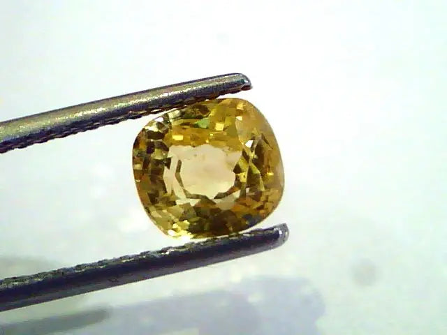 2.06 Ct Unheated Untreated Natural Ceylon Yellow Sapphire AAA