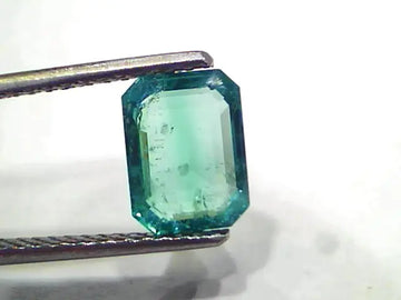 2.07 Ct GII Certified Untreated Natural Zambian Emerald Gems AAA