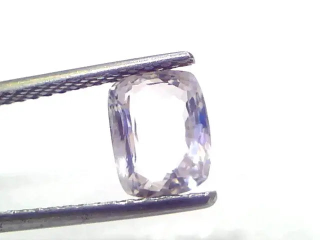 2.08 Ct Certified Unheated Untreated Natural Ceylon White Sapphire