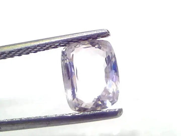 2.08 Ct Certified Unheated Untreated Natural Ceylon White Sapphire