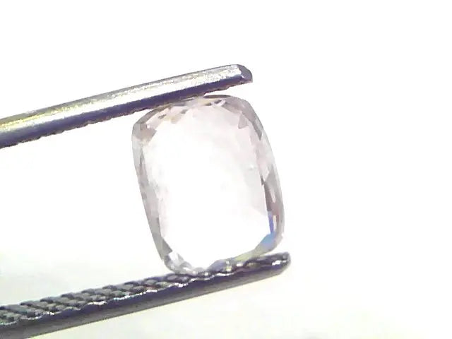 2.08 Ct Certified Unheated Untreated Natural Ceylon White Sapphire