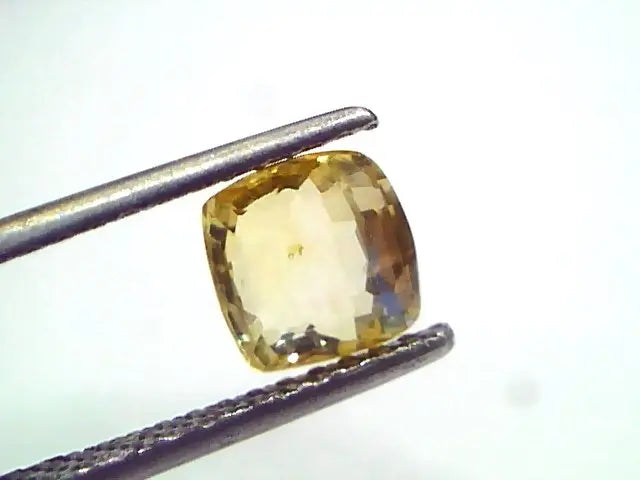 2.06 Ct Unheated Untreated Natural Ceylon Yellow Sapphire Pukhraj