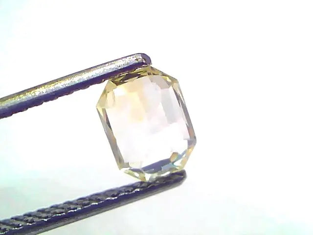 2.07 Ct Certified Unheated Untreated Natural Ceylon Yellow Sapphire Gems