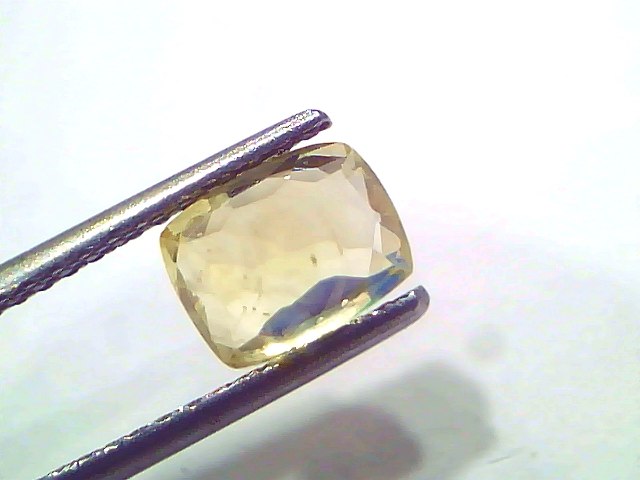2.07 Ct Certified Unheated Natural Ceylon Yellow Sapphire Pukhraj – 2.27 Ratti