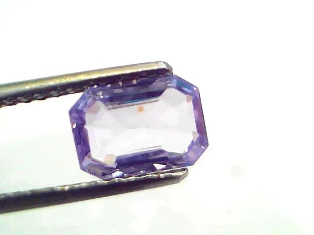 2.08 Ct Certified Unheated Untreated Natural Ceylon Blue Sapphire - Venus Gems