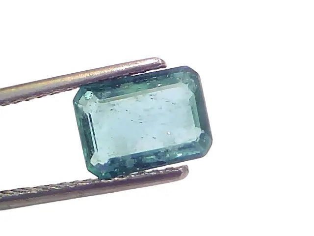 2.08 Ct GII Certified Untreated Natural Zambian Emerald Panna Gemstone