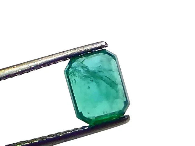 2.08 Ct GII Certified Untreated Natural Zambian Emerald Panna AAA - Venus Gems