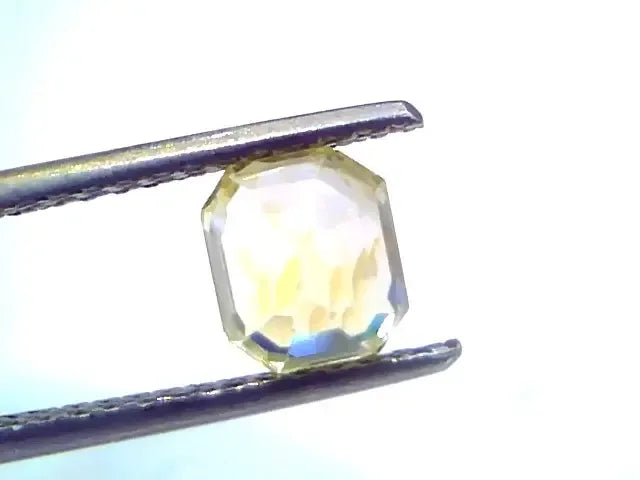 2.09 Ct Unheated Untreated Natural Ceylon Yellow Sapphire Gems - Venus Gems