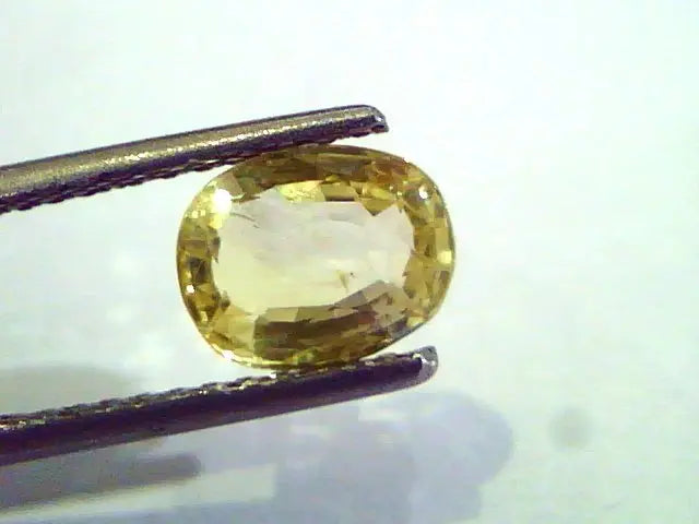 2.11 Ct 3.5 ratti Unheated Untreated Natural Ceylon Yellow Pukhraj