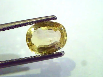 2.11 Ct 3.5 ratti Unheated Untreated Natural Ceylon Yellow Pukhraj