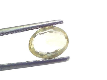 2.09 Ct GII Certified Unheated Untreated Natural Ceylon Yellow Sapphire - Venus Gems