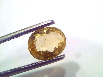 2.09 Ct Certified Unheated Natural Ceylon Yellow Sapphire Pukhraj – 2.30 Ratti