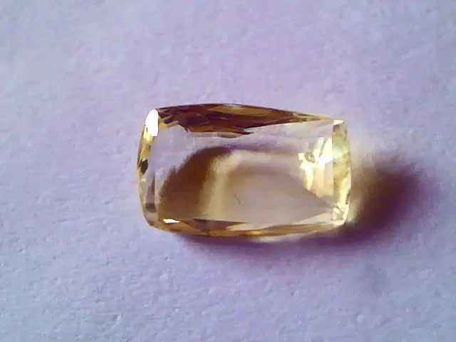 2.10 Ct Unheated Untreted Natural Ceylon Yellow Sapphire Pukhraj