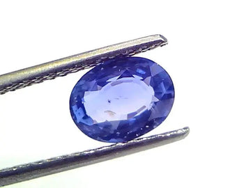 2.10 Ct IGI Certified Unheaated Untreated Natural Ceylon Blue Sapphire AA