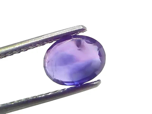 2.11 Ct Certified Unheated Natural Ceylon Purplish Sapphire Khooni Neelam - Venus Gems