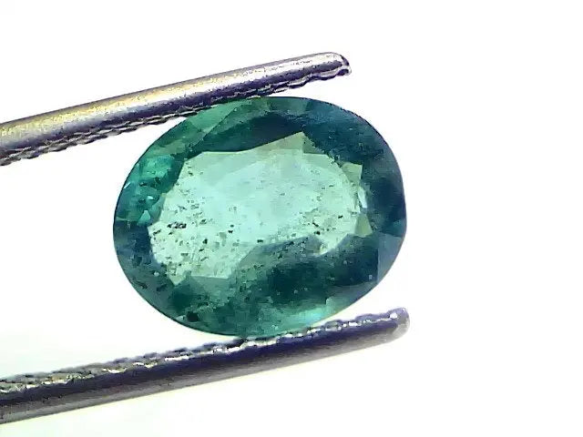 2.15 Ct Certified Untreated Natural Zambian Emerald Gemstones