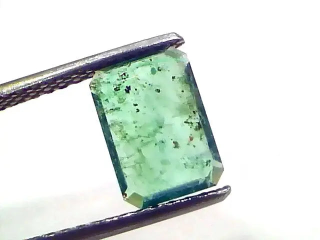 2.11 Ct Certified Untreated Natural Zambian Emerald Panna Gemstone