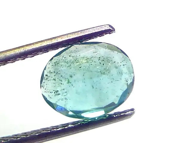 2.15 Ct Certified Untreated Natural Zambian Emerald Gemstones