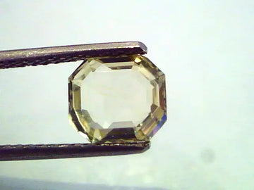 2.05 Ct Unheated Untreted Natural Ceylon Yellow Sapphire/Pukhraj