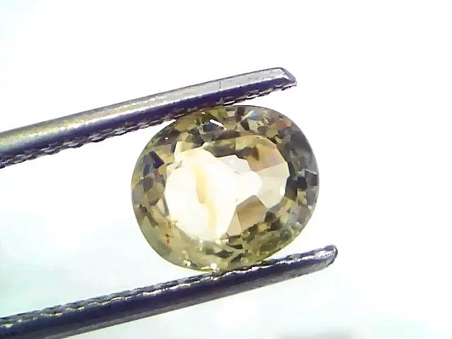 2.17 Ct Certified Unheated Untreated Natural Ceylon Yellow Sapphire